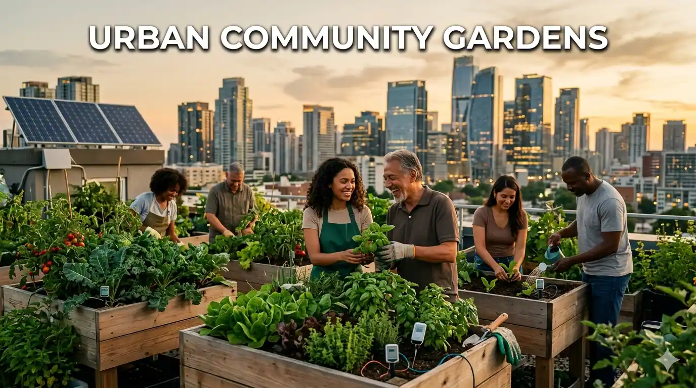 Community Gardens Rise in High-Tech Urban Centers Guide