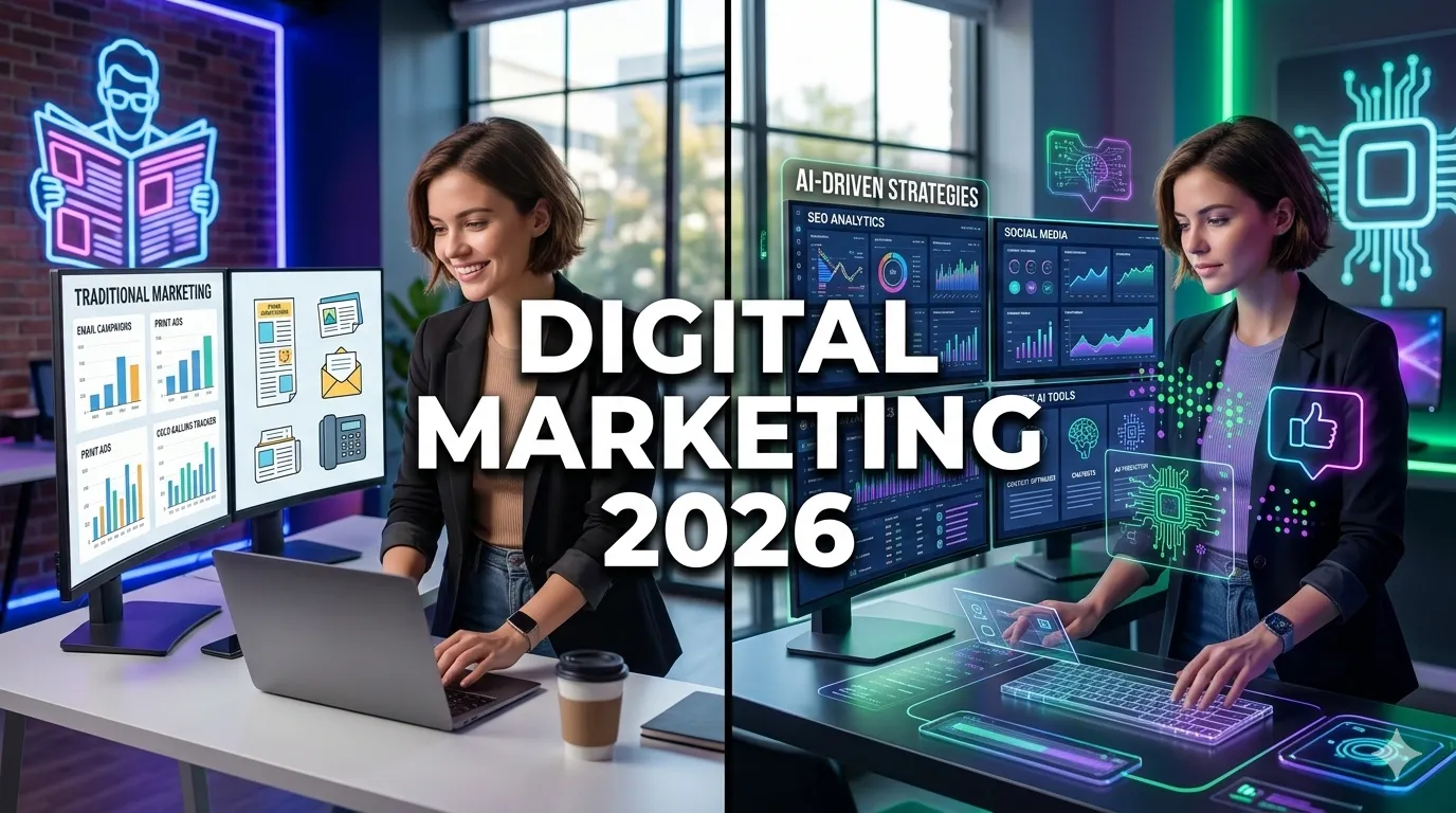 Digital Marketing Trends 2026- Master SEO, AI and Social Media Strategy