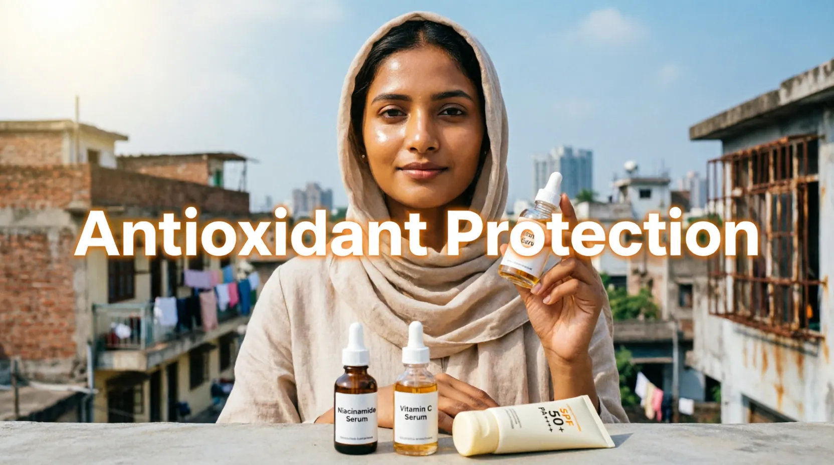 দূষণ ও রোদে ত্বক কালো হওয়া রোধে অ্যান্টিঅক্সিডেন্টের জাদুকরী ব্যবহার