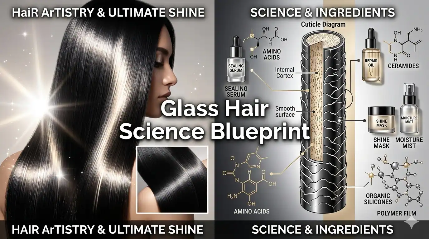 The Architecture of Gloss 2026- Scientific Blueprint for Glass Hair