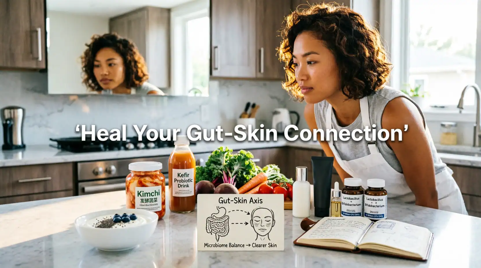 The Gut-Skin Axis 2026- How Your Microbiome Dictates Your Complexion