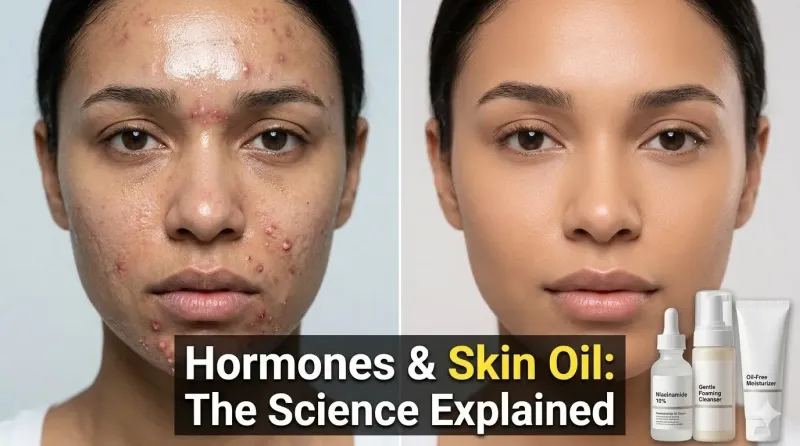 Hormones and Skin Oil Balance- A Science-Backed 2026 Control Guide
