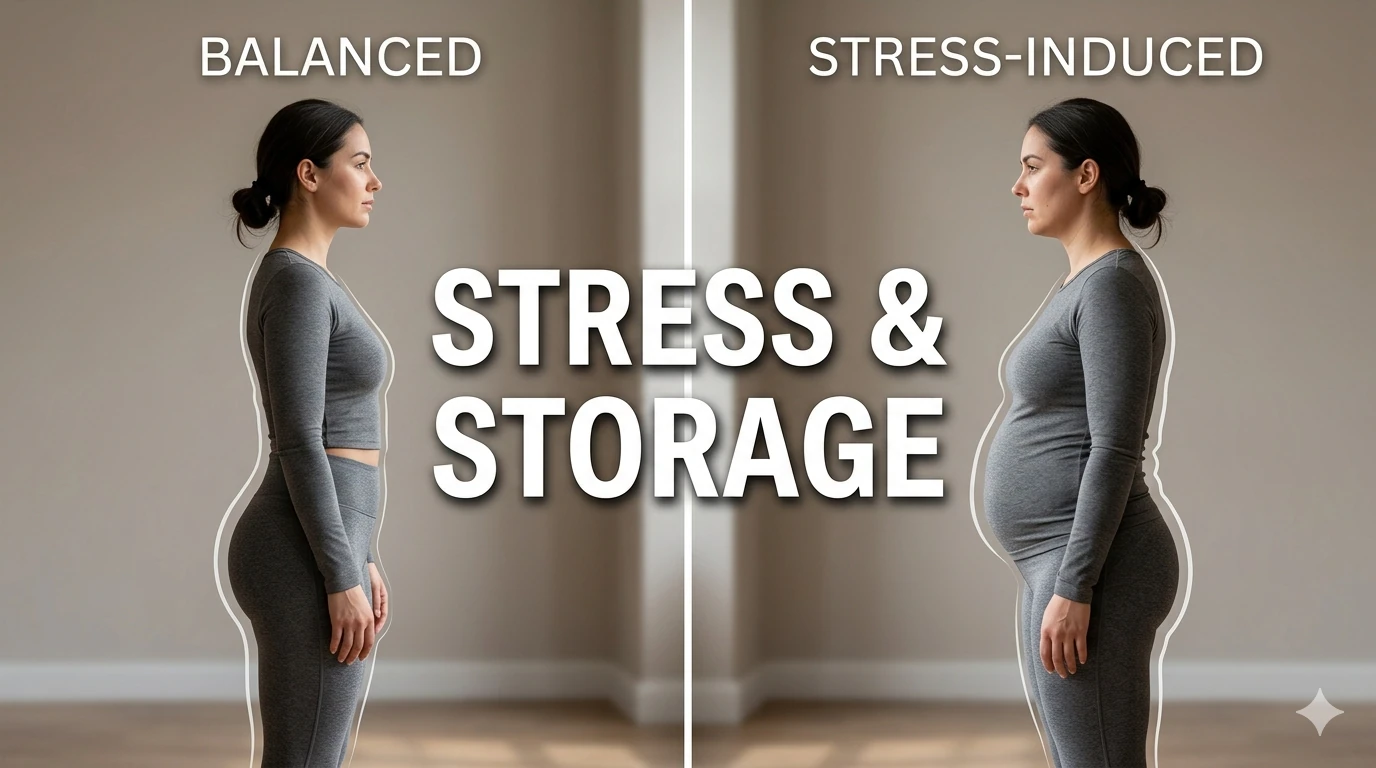Stress and Fat Storage 2026- Why Stress Changes Where You Store Body Fat