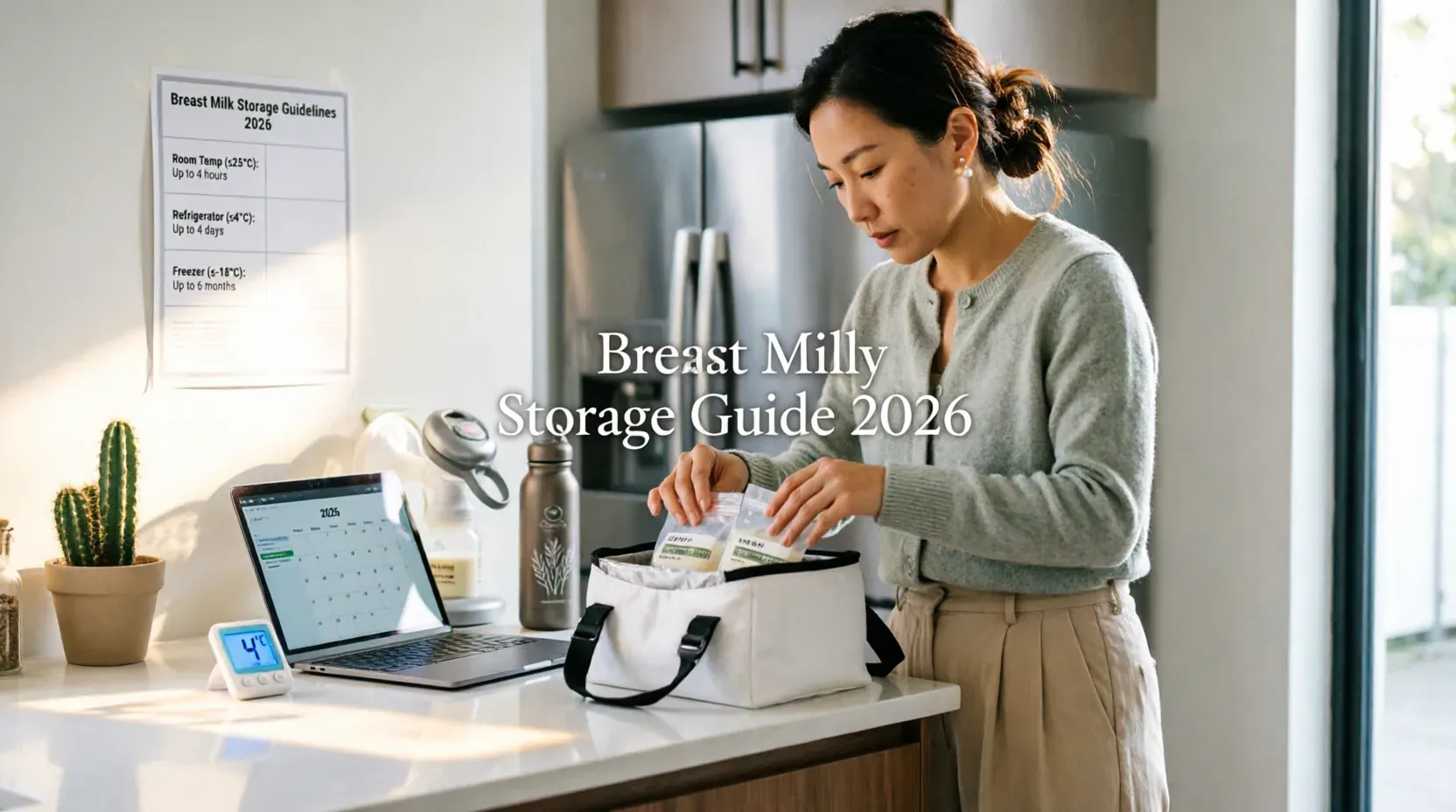 How to Store Breast Milk Safely New 2026 Guidelines for Working Moms