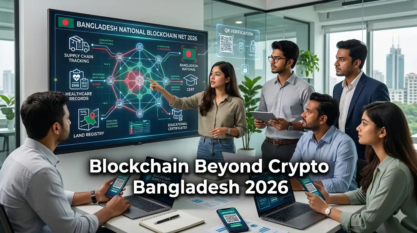 বাংলাদেশে ব্লকচেইন প্রযুক্তির বিপ্লব ২০২৬- ক্রিপ্টো ছাড়াই বদলে যাচ্ছে জীবন