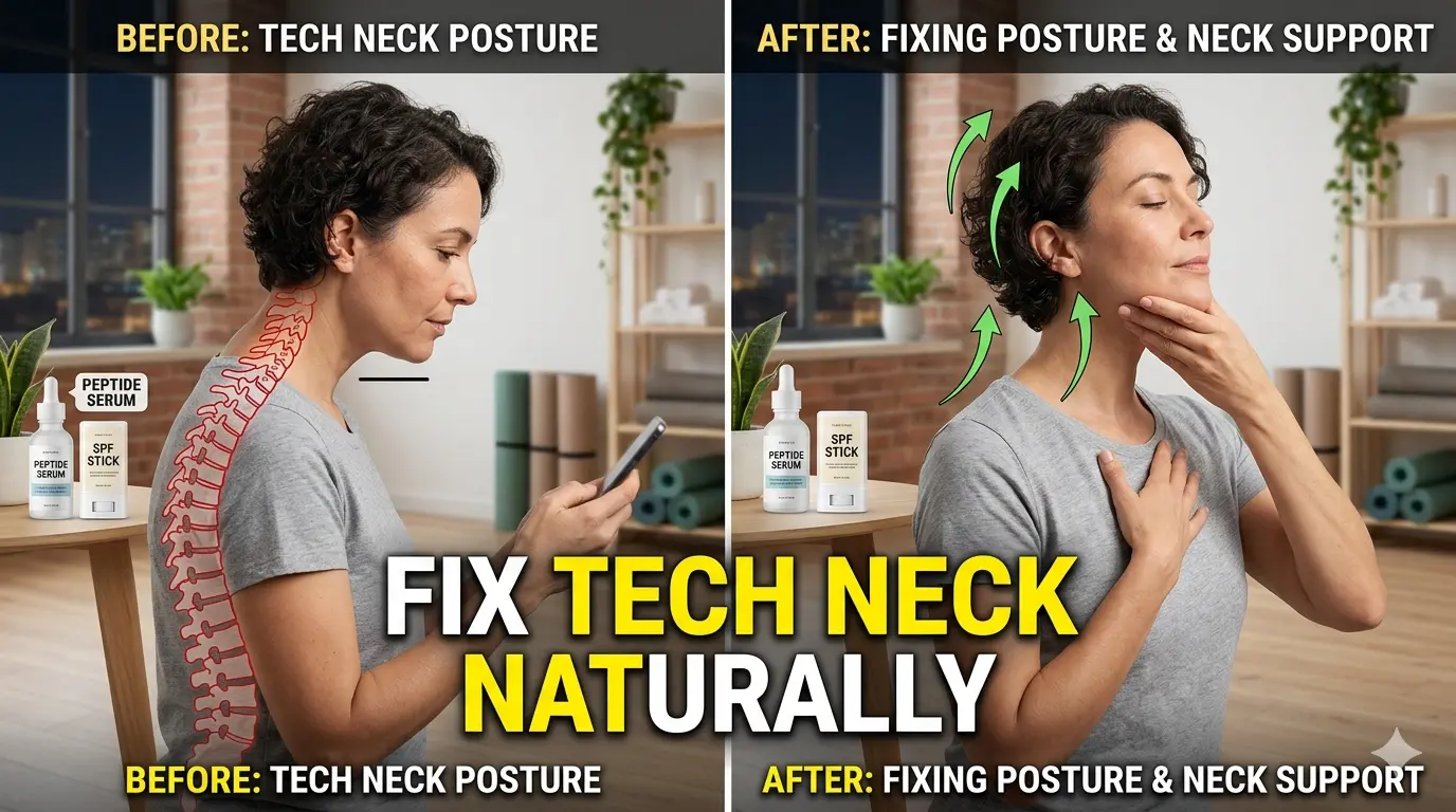 Neck Wrinkles and Sagging Skin- Fix Tech Neck with 2026 Protocols