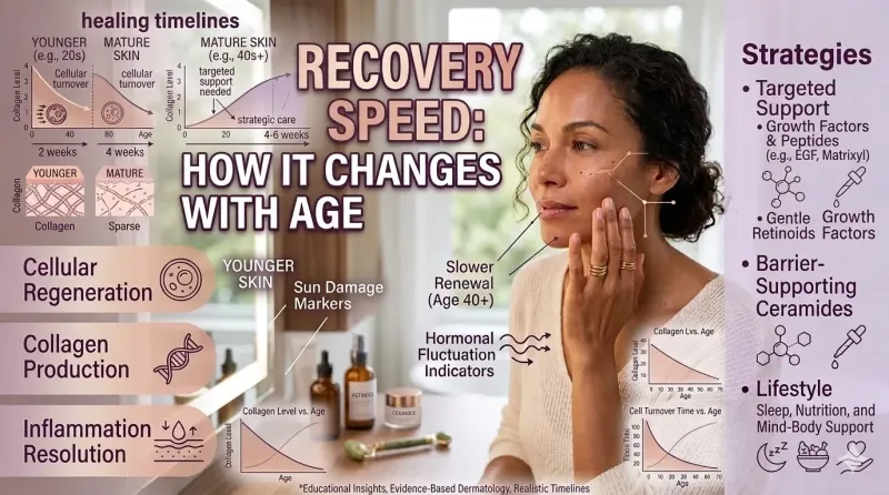 How Skin Recovery Speed Changes With Age- 2026 Decades Strategy