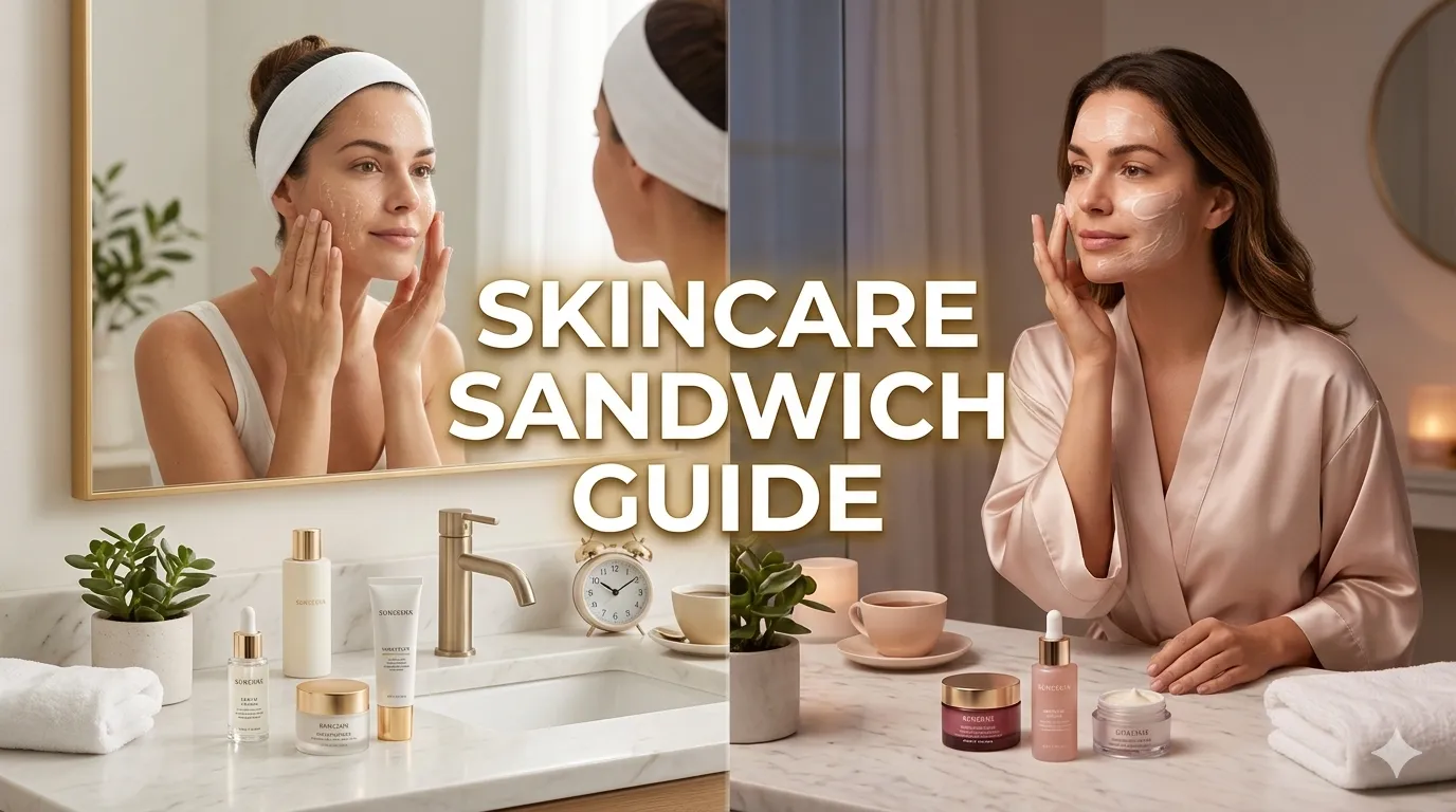 Skincare Sandwich Method- The Ultimate Guide to Product Layering 2026