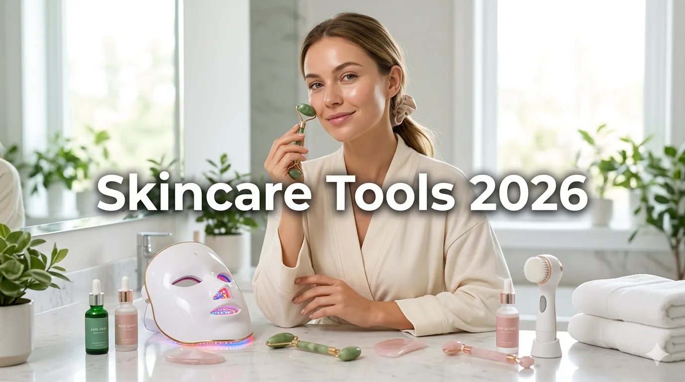 Skincare Tools 2026- Master Jade Rollers, Gua Sha and LED Tech