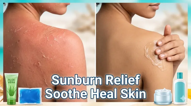 Sunburn Relief Guide- How to Soothe and Heal Damaged Skin Fast
