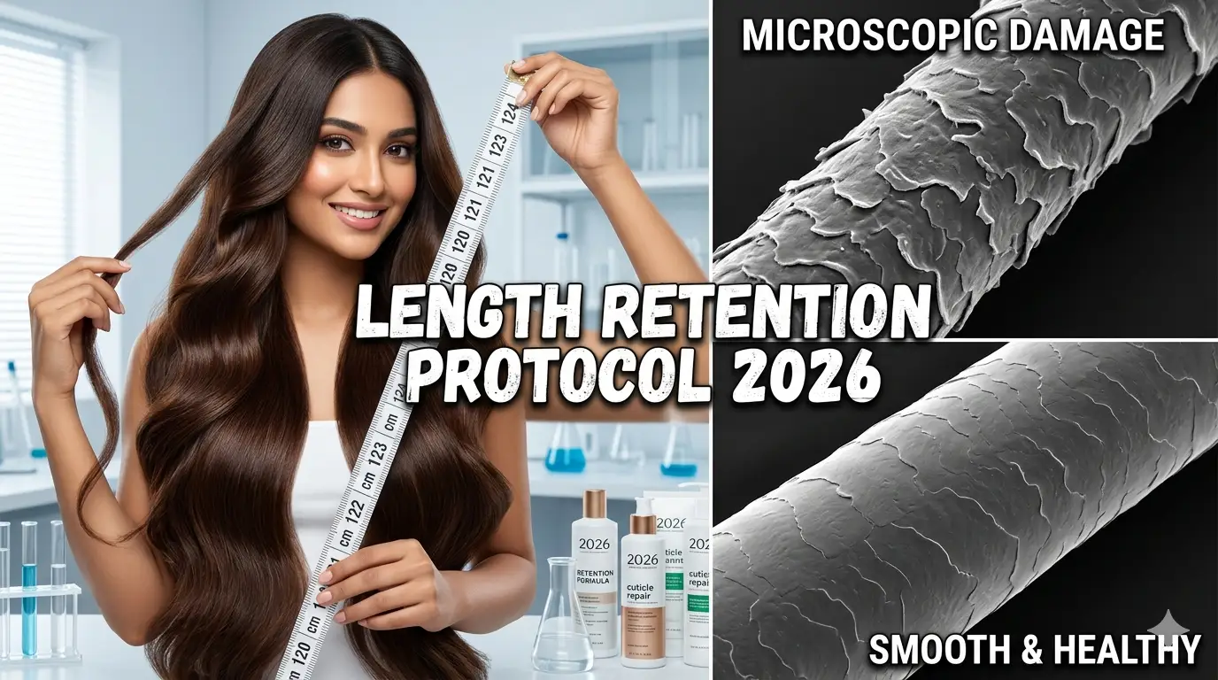 The Art of Length Retention 2026- Science-Backed Protocol for Long Hair