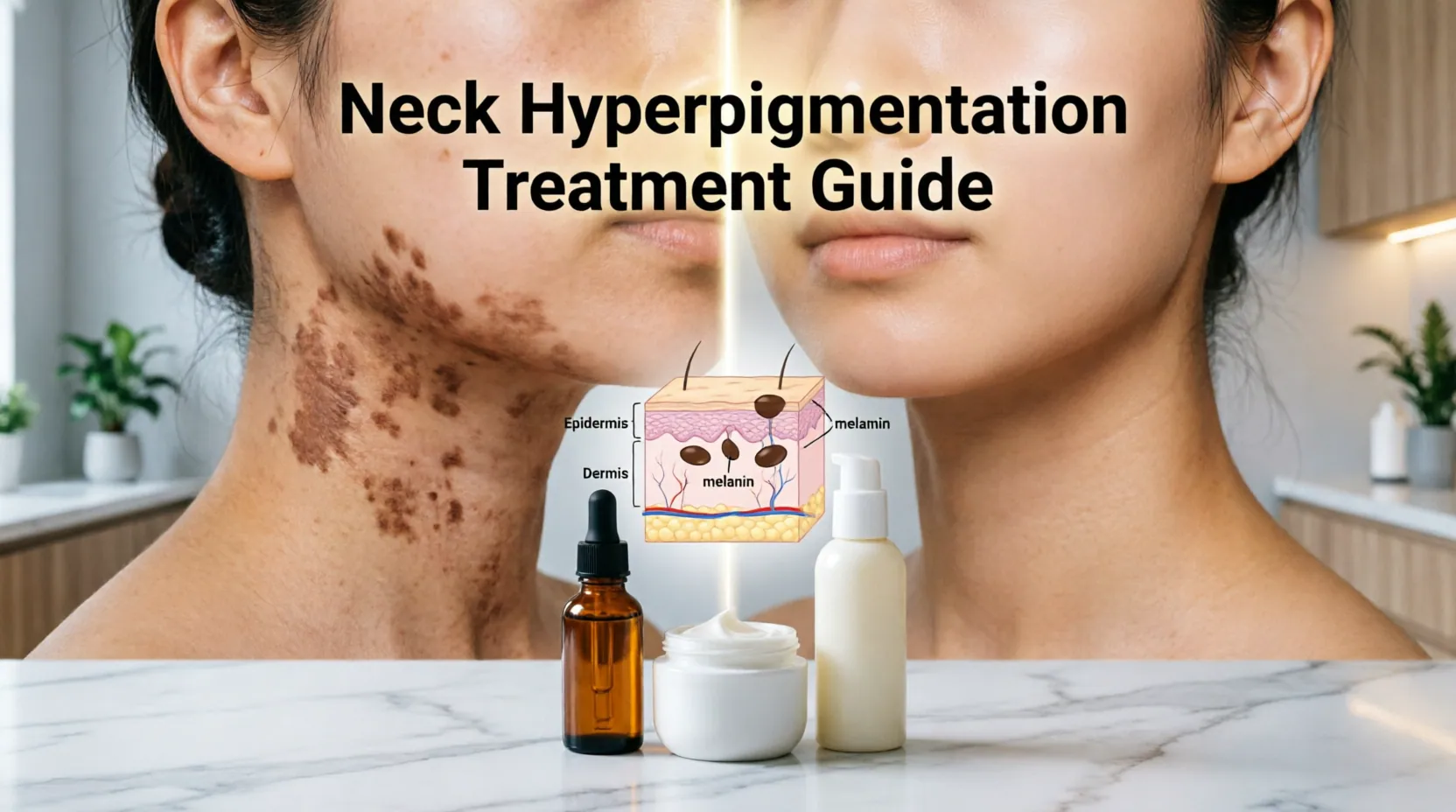 Neck Hyperpigmentation 2026- Dermatologist Guide to Proven Treatments