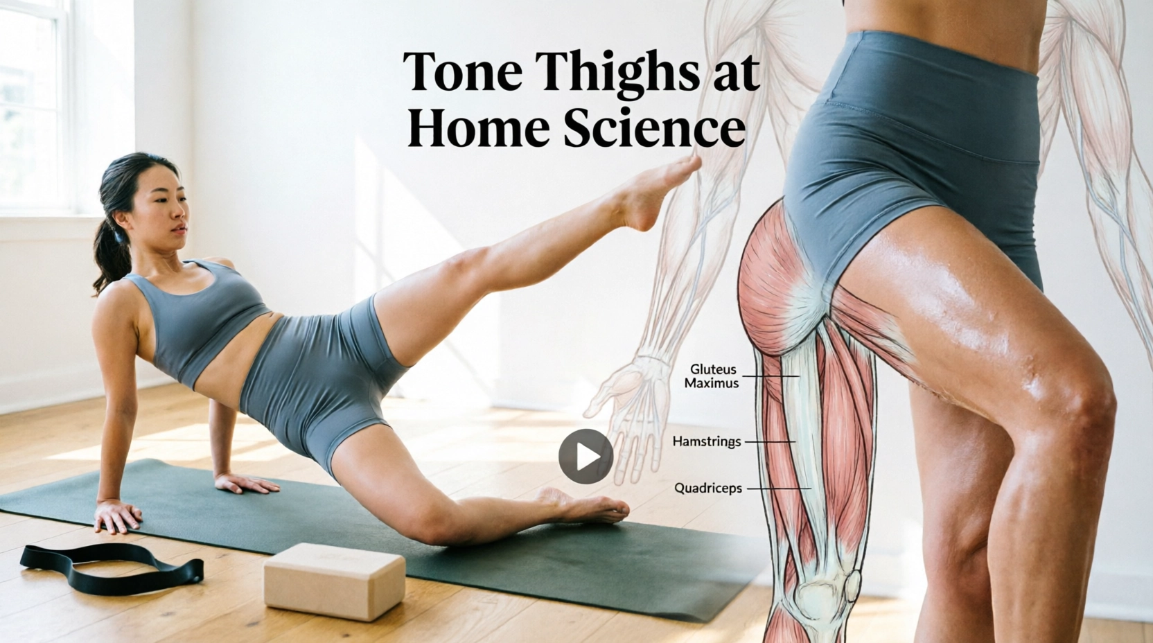Tone Thighs at Home 2026- Science-Backed No-Gym Leg Workouts