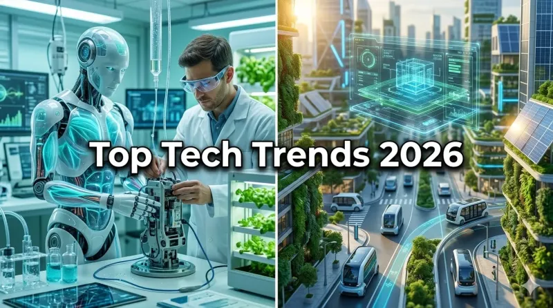 Top Tech Trends 2026- AI, Robotics and Future Innovations