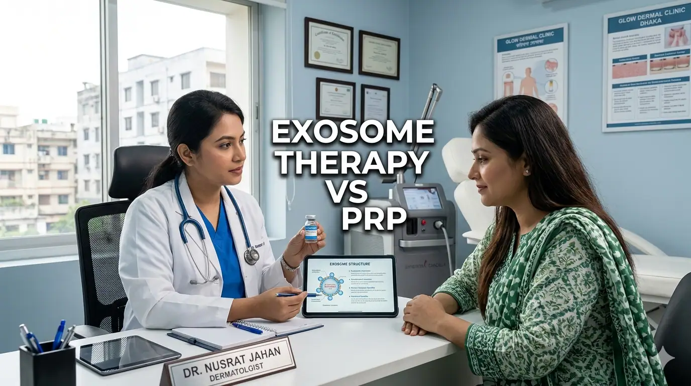 এক্সোজোম থেরাপি -Exosome- পিআরপি-র বিকল্প আধুনিক বায়োটেক স্কিন ট্রিটমেন্ট